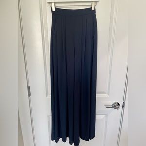 J. Crew Collection Wide Leg Pants - Navy Blue - 0 - EUC